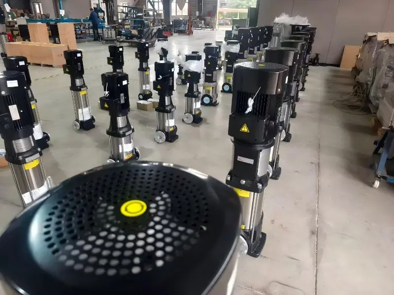 Prinsipyo ng pagtatrabaho ng isang multistage centrifugal pump