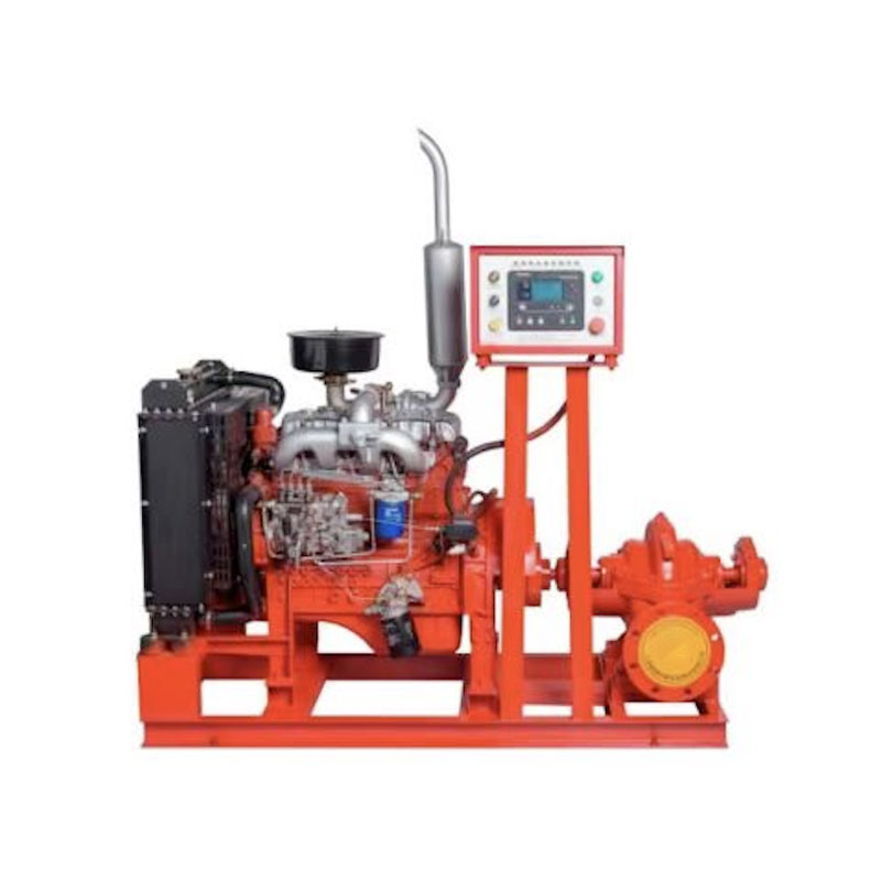Split case pump diesel fire pump